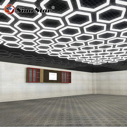 STC503 80mm Hexagon Garage Led Ceiling Light