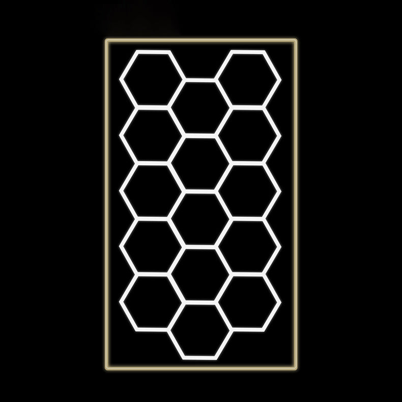 ST1028 2410mm*4780mm Hexagon Workshop Led Light