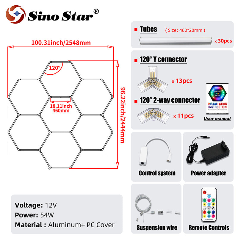 RGB11 2548*2444mm Night Club Led Rgb Lamp