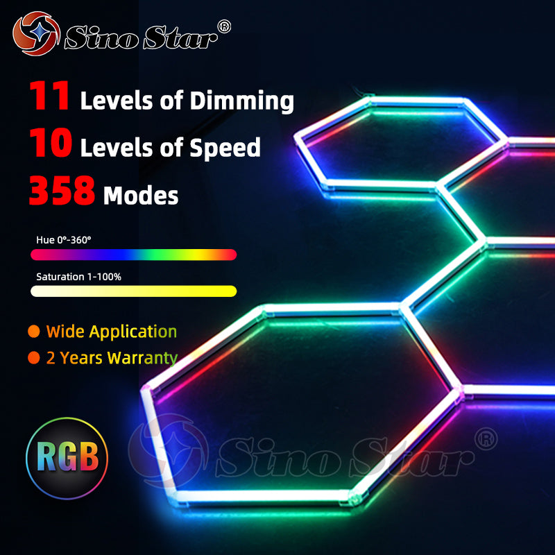 RGB06 2576*2444mm Rgb Hexagon Club Lights