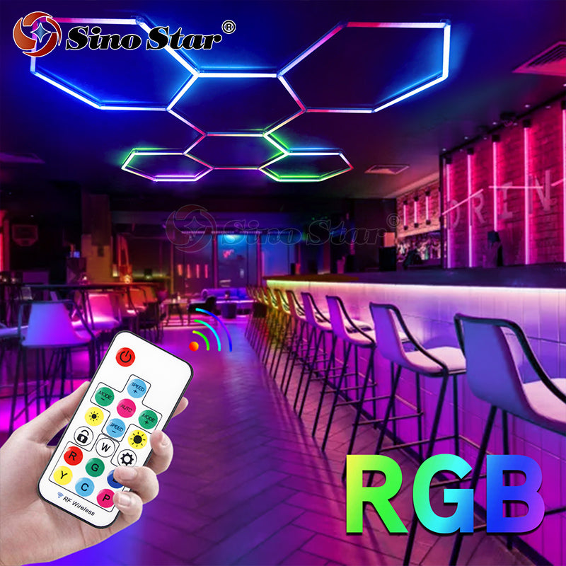 RGB12 2576*2444mm Color-Changing Rgb Hexagonal Neon Light