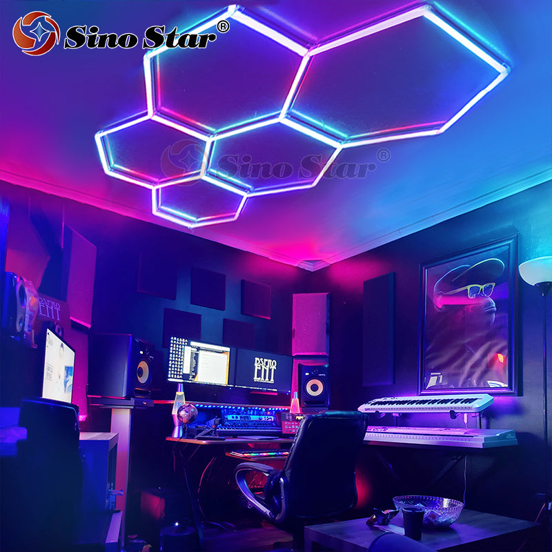RGB04 2548*1715mm Nightclub Concert Rgb Hexagonal Light