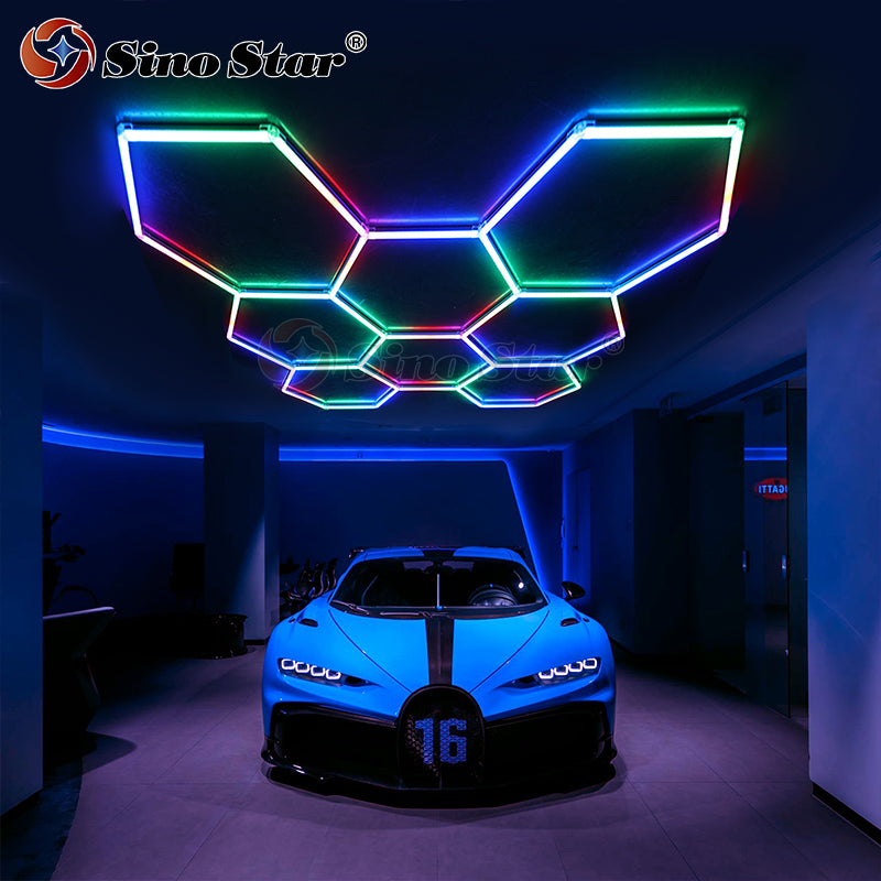 RGB06 2576*2444mm Rgb Hexagon Club Lights