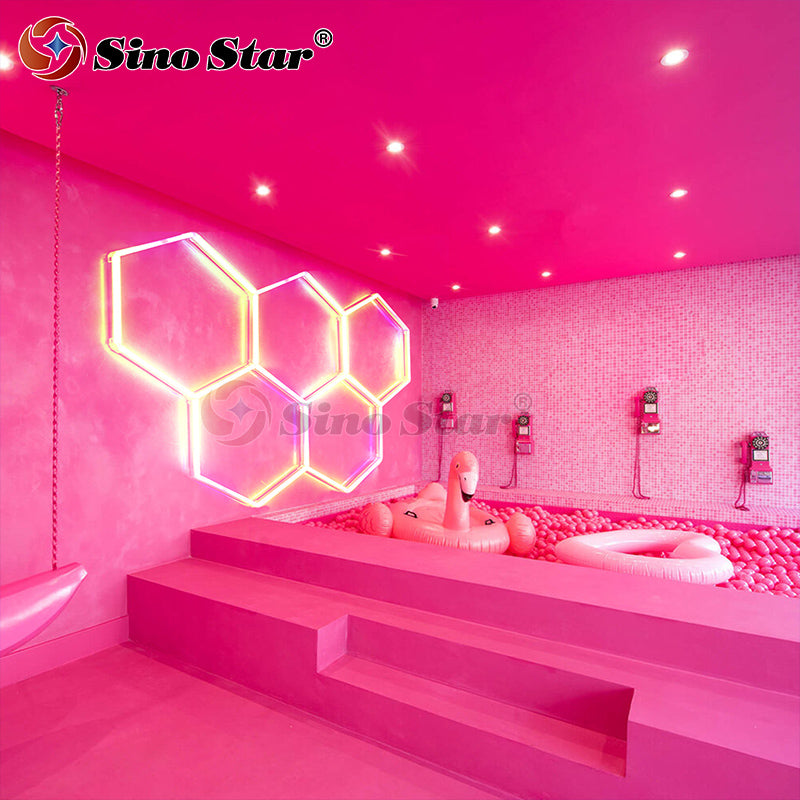 RGB04 2548*1715mm Nightclub Concert Rgb Hexagonal Light