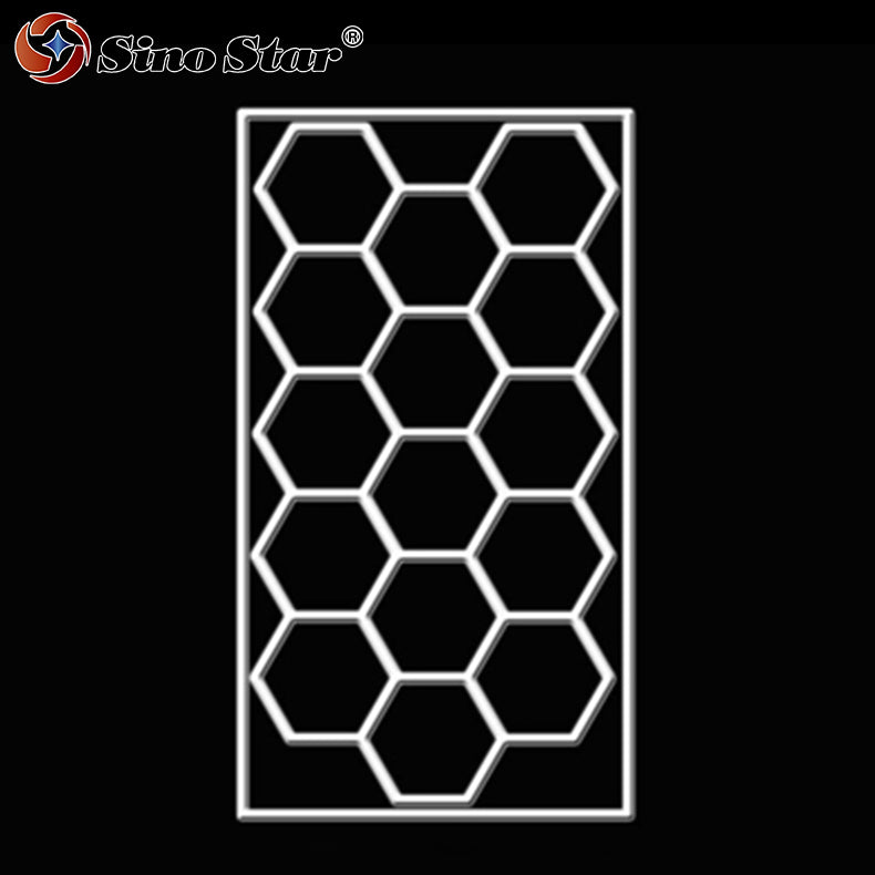 ST1028 2410mm*4780mm Hexagon Workshop Led Light