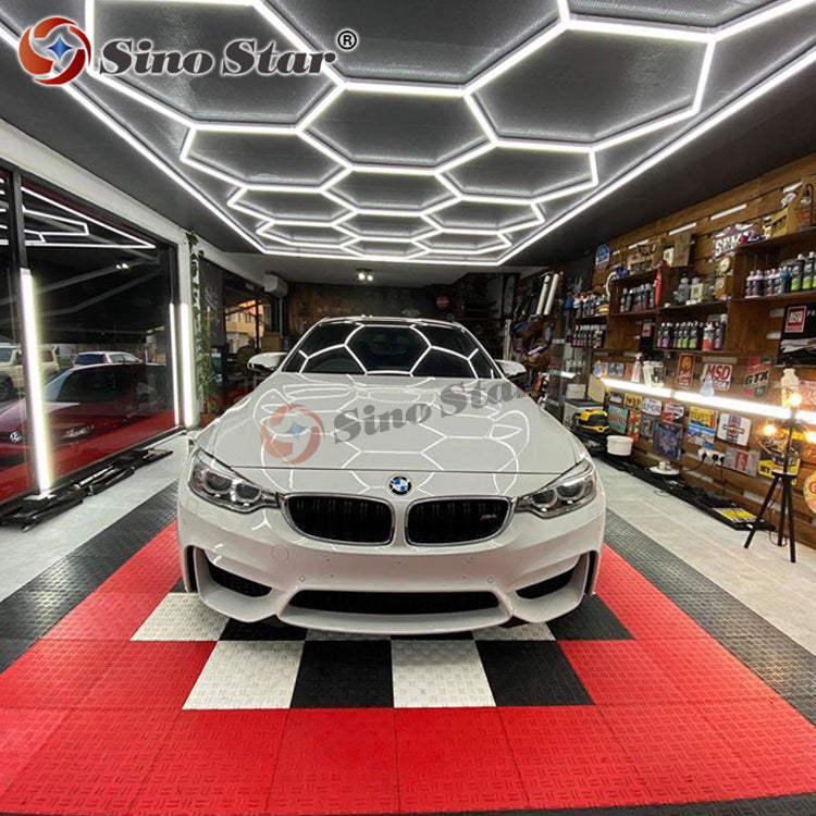 ST1028 2410mm*4780mm Hexagon Workshop Led Light