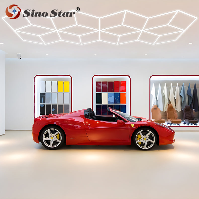 ST6104 2428mm*5601mm Led Geometric Ceiling Light