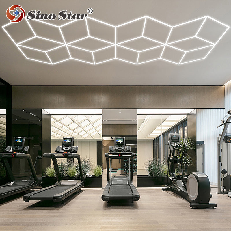 ST6104 2428mm*5601mm Led Geometric Ceiling Light