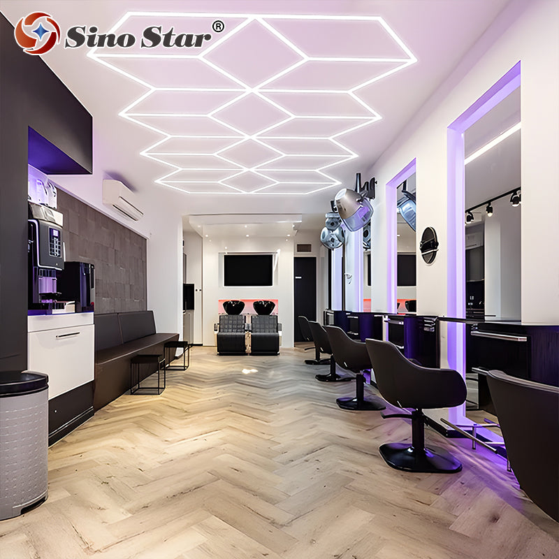 ST6104 2428mm*5601mm Led Geometric Ceiling Light