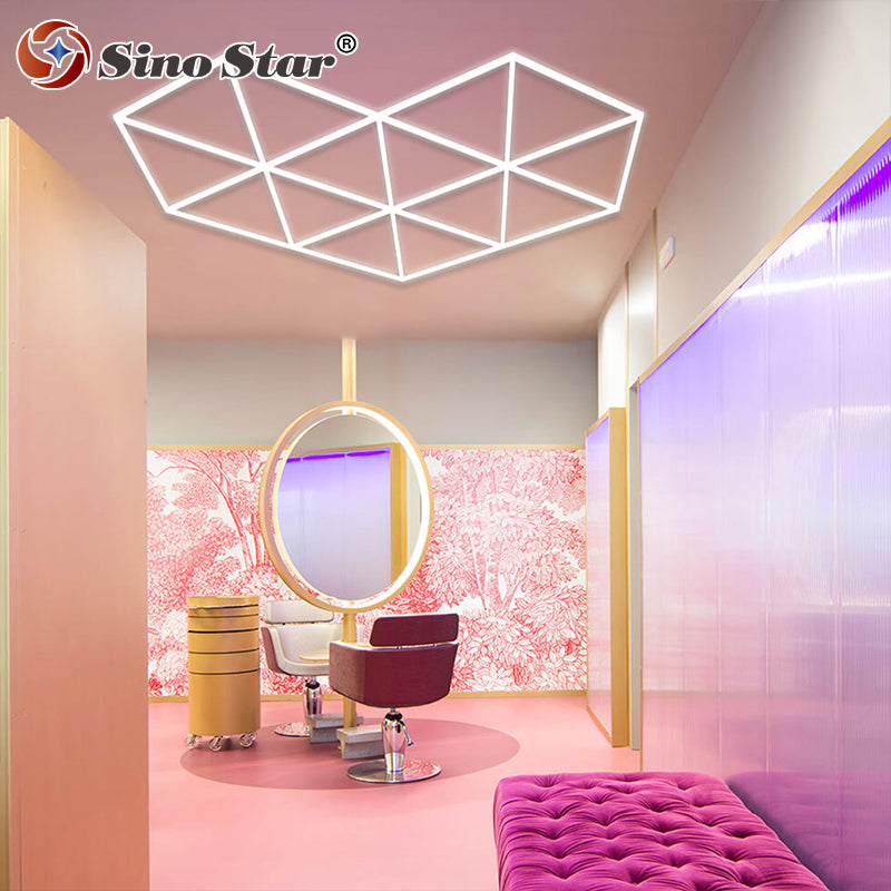 ST6105 2028mm*2796mm Heart Style Hexagonal Led Light