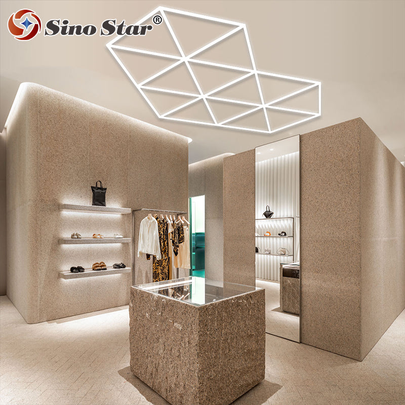 ST6105 2028mm*2796mm Heart Style Hexagonal Led Light