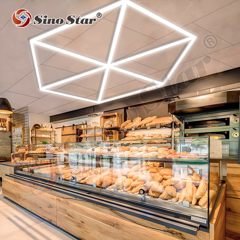 ST6121 2028mm*2796mm Polygonal Geometric Led Light
