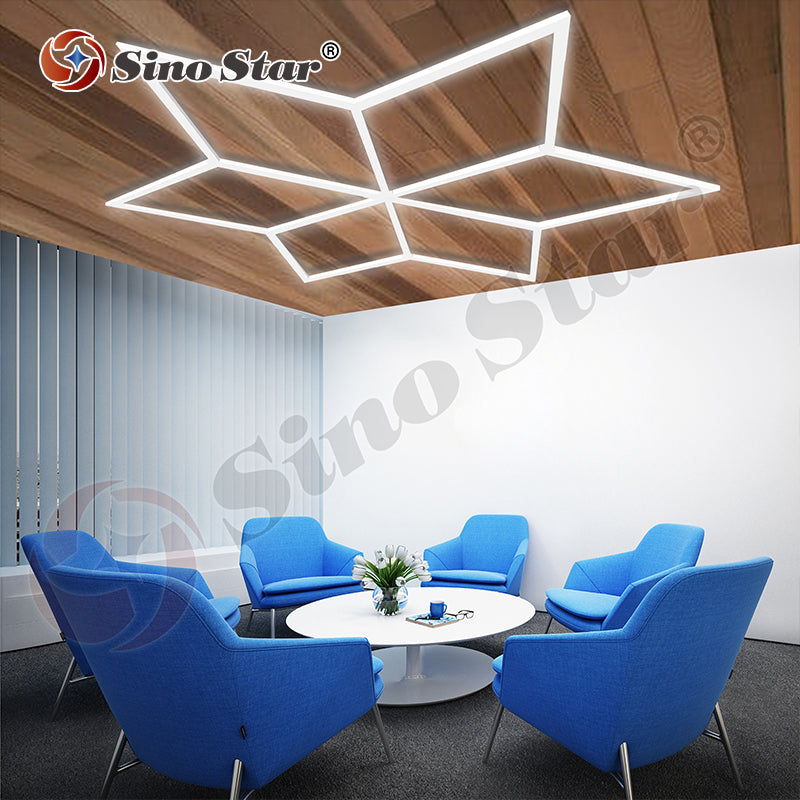 ST6122 2028mm*2796mm Six Side Hexagon Ceiling Light