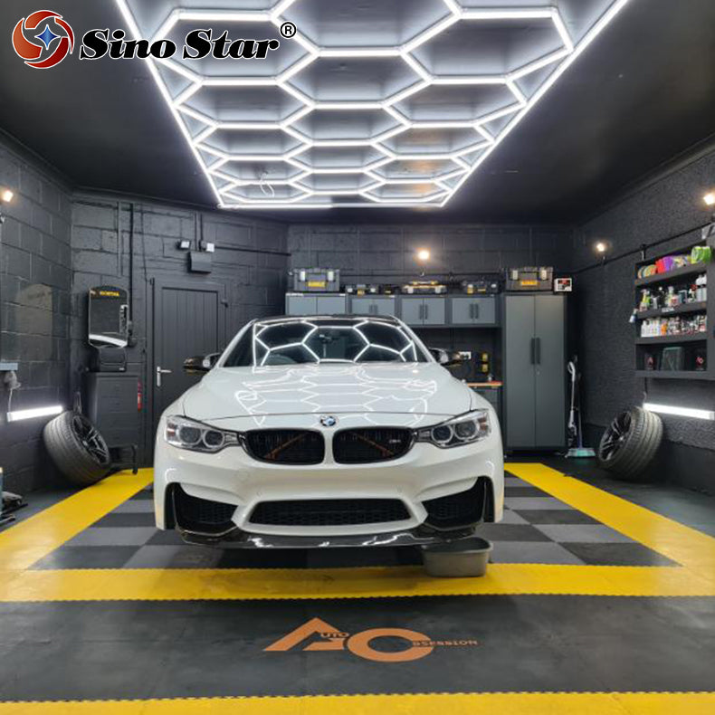ST1028 2410mm*4780mm Hexagon Workshop Led Light
