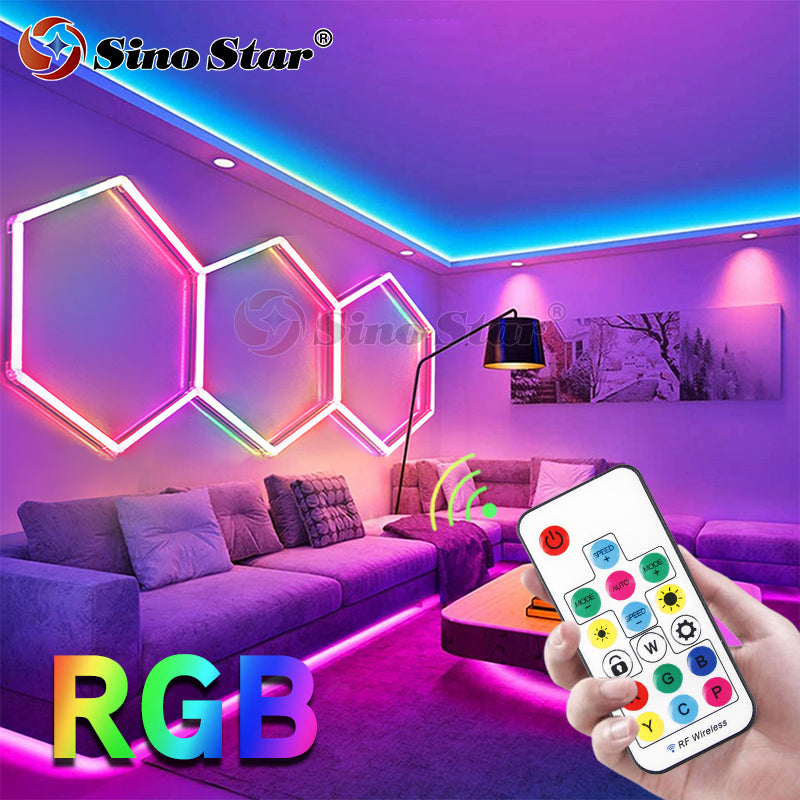 RGB07 2548*1024mm Color-Changing Rgb Neon Hex Light