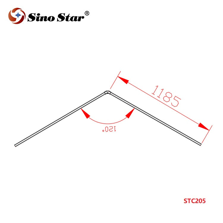 STC205 Arrow-Shaped Led Light Bar Anti-Glare Detailing Light